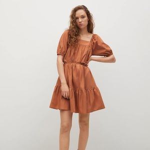 NWT Mango Frill Cotton Dress